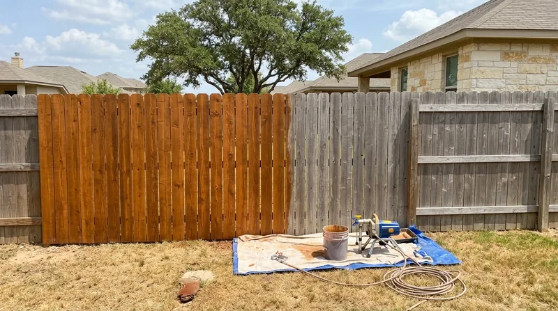 Fence Staining & Restoration San Antonio